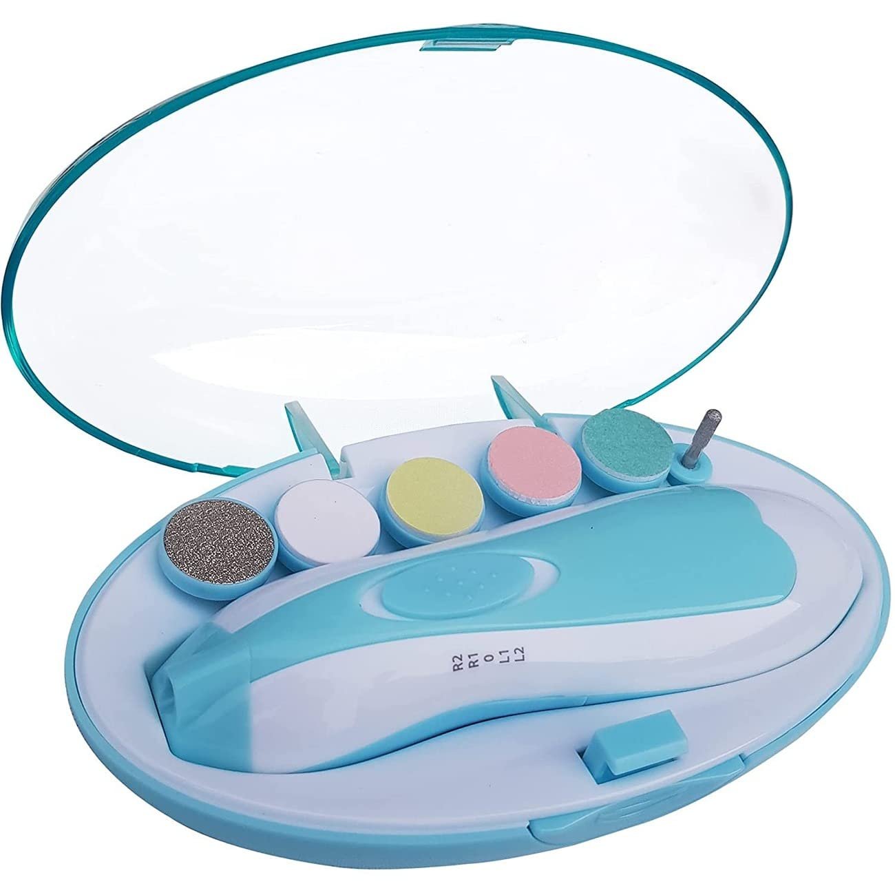 Baby Nail Clippers with Light,Electric Baby Nail Trimmer, Safe Baby Nail File for Newborn to Toddler Toes and Fingernails, Kids Nail Care, Polish and Trim