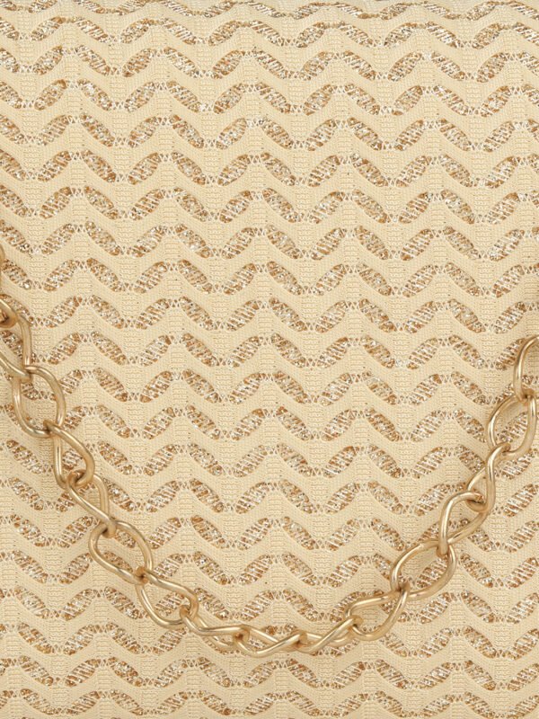 Combo Of Boho Bag And Beige & Gold Embroidered Box Clutches For Girls and womens - Image 5