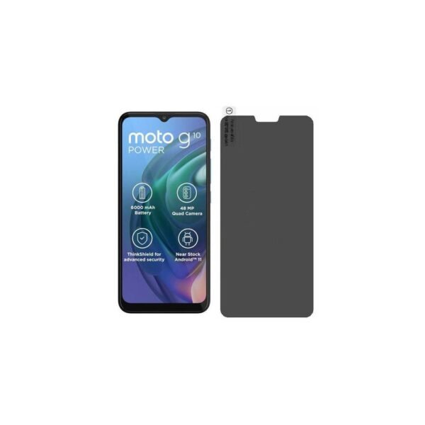 Privacy Screen Protector Compatible for Motorola G10 Power - Matte Finish