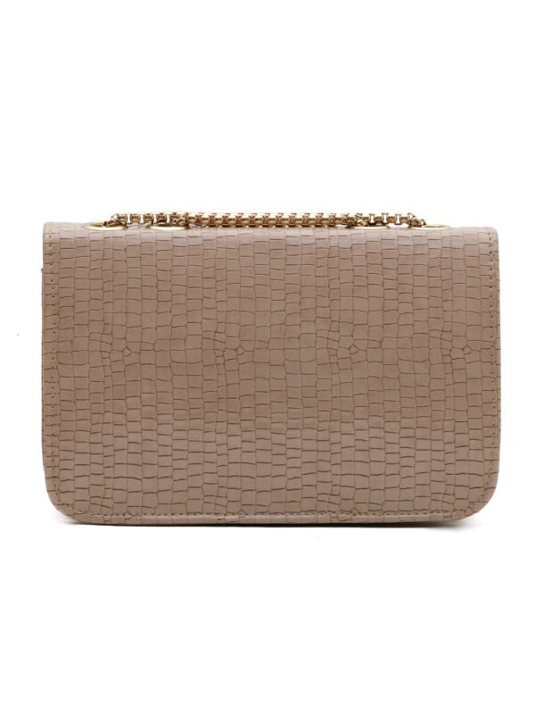 Pink Croc Textured Sling Bag - Image 2