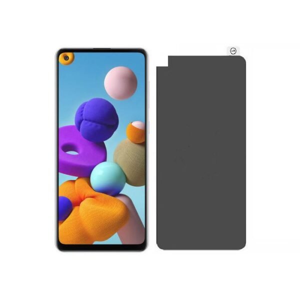 Privacy Screen Protector Compatible for Samsung Galaxy A21s 6GB RAM - Matte Finish