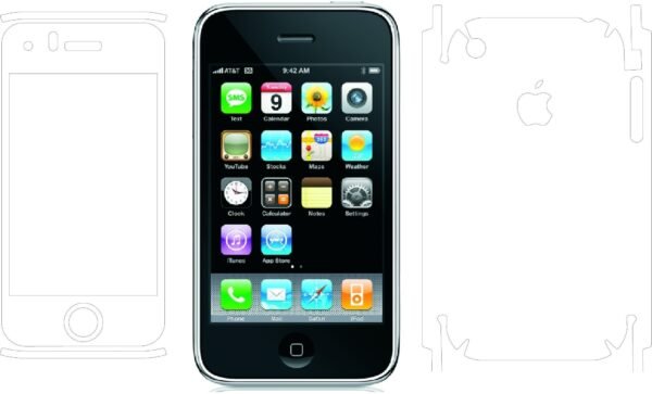 Full Body Screen Protectors Compatible For Apple Iphone 3G